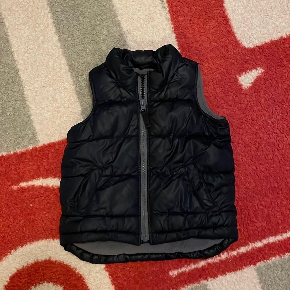 Old Navy Toddler Puffer Vest, fleece lined.